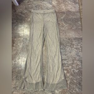 Women’s golden bell bottom shaped bottoms